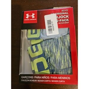 Under Armour UA Original Boxerjock 2 Pack Multicolor Boy's Size YMD